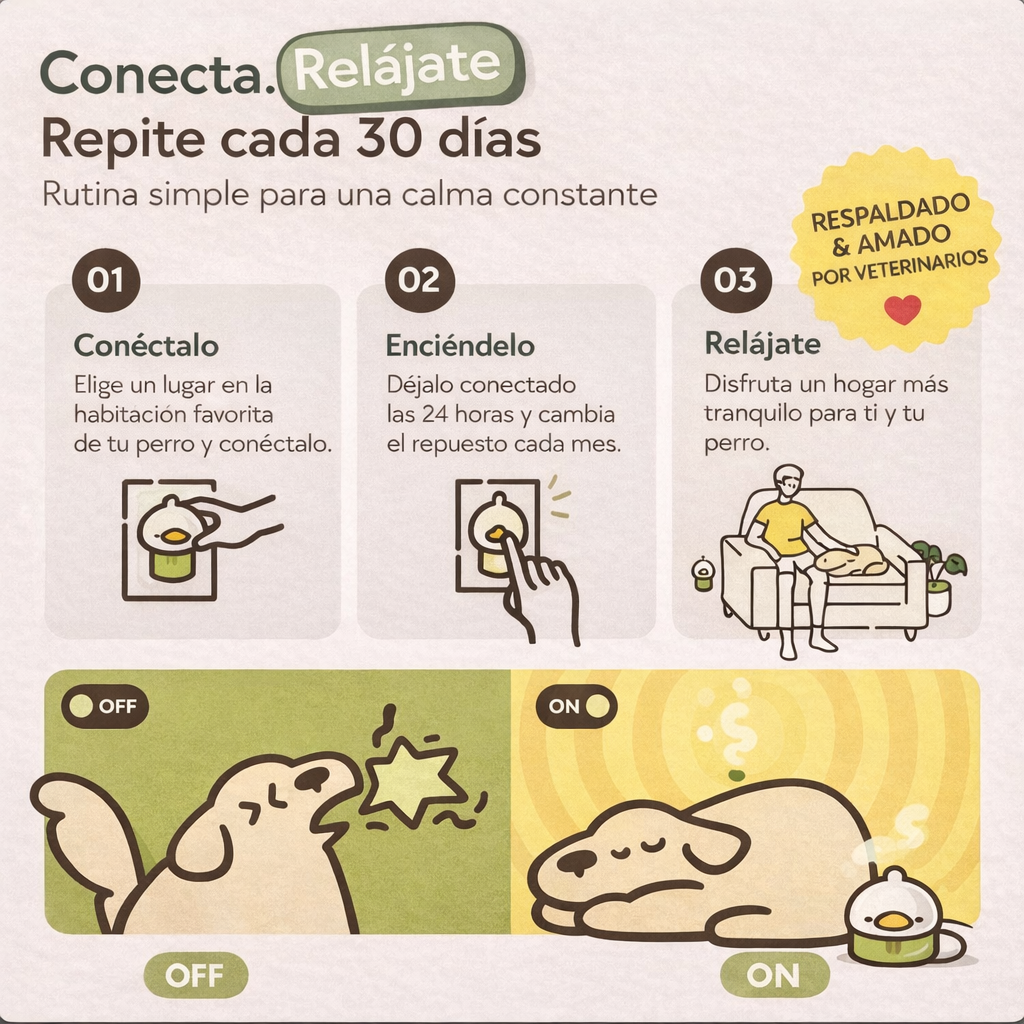 Calmante Natural para la Ansiedad de tu Mascota